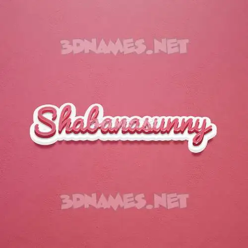 shabanasunny in Red Scribble style - 3D name wallpaper shabanasunny in Red Scribble style - 3D name wallpaper