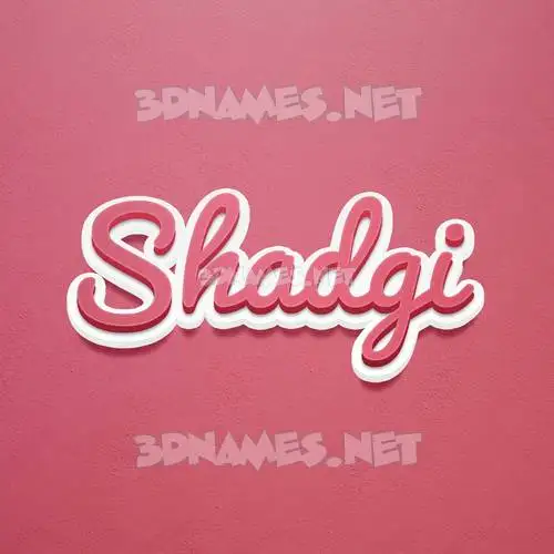 shadgi in Red Scribble style - 3D name wallpaper shadgi in Red Scribble style - 3D name wallpaper