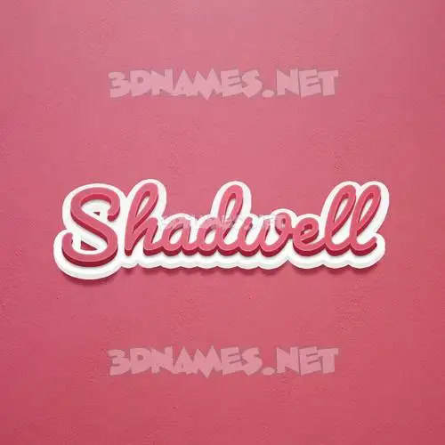 shadwell in Red Scribble style - 3D name wallpaper shadwell in Red Scribble style - 3D name wallpaper