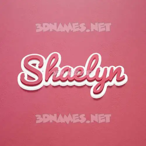 shaelyn in Red Scribble style - 3D name wallpaper shaelyn in Red Scribble style - 3D name wallpaper