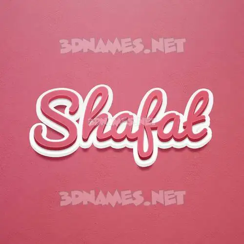 shafat in Red Scribble style - 3D name wallpaper shafat in Red Scribble style - 3D name wallpaper