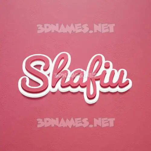 shafiu in Red Scribble style - 3D name wallpaper shafiu in Red Scribble style - 3D name wallpaper