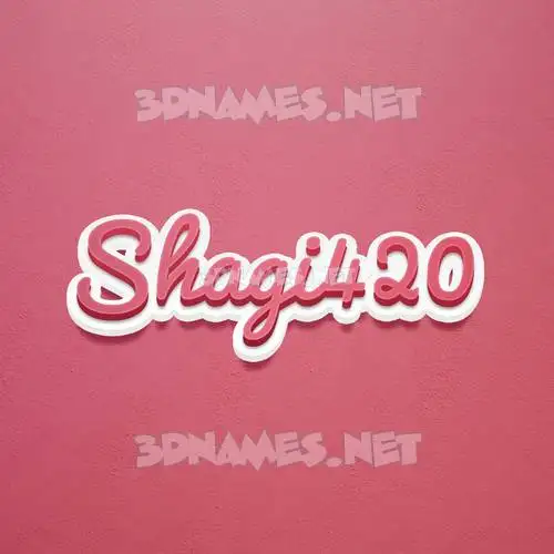 shagi420 in Red Scribble style - 3D name wallpaper shagi420 in Red Scribble style - 3D name wallpaper