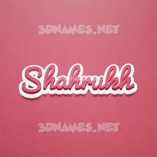 shahrukh in Red Scribble style - 3D name wallpaper shahrukh in Red Scribble style - 3D name wallpaper