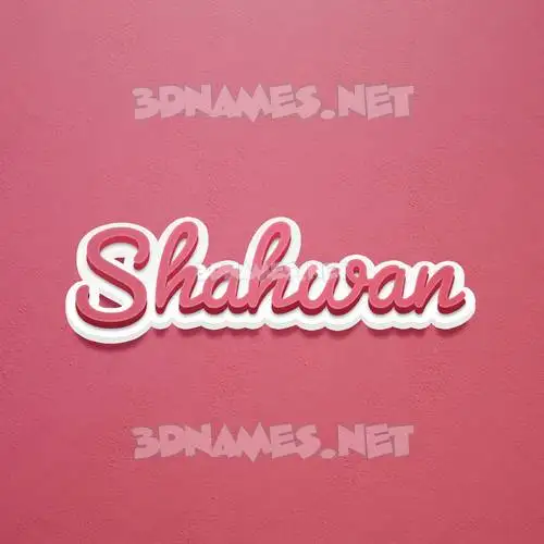 shahwan in Red Scribble style - 3D name wallpaper shahwan in Red Scribble style - 3D name wallpaper