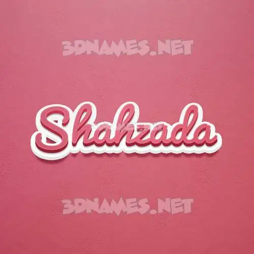 shahzada in Red Scribble style - 3D name wallpaper shahzada in Red Scribble style - 3D name wallpaper