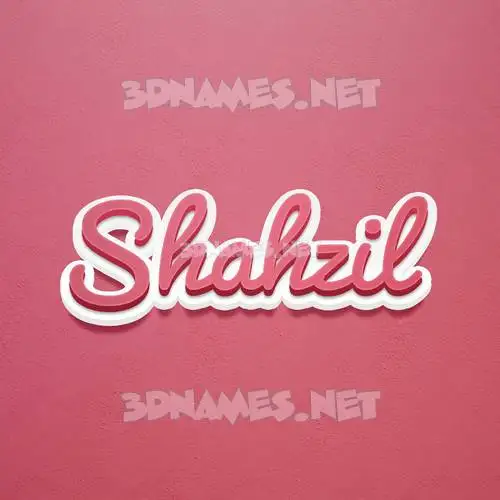 shahzil in Red Scribble style - 3D name wallpaper shahzil in Red Scribble style - 3D name wallpaper