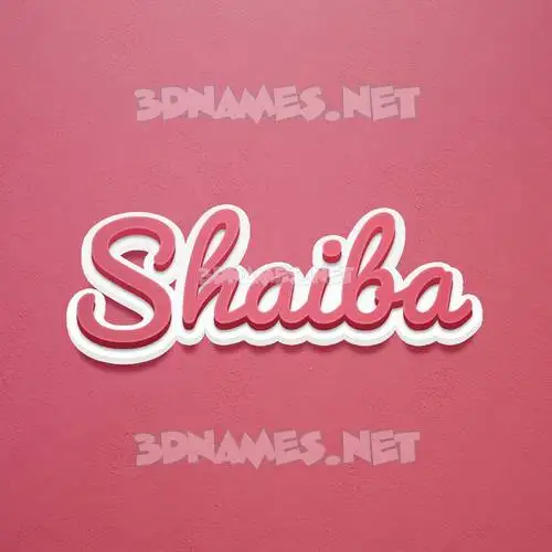shaiba in Red Scribble style - 3D name wallpaper shaiba in Red Scribble style - 3D name wallpaper