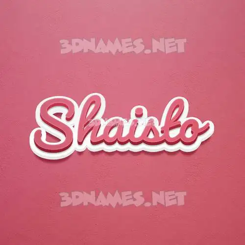 shaisto in Red Scribble style - 3D name wallpaper shaisto in Red Scribble style - 3D name wallpaper