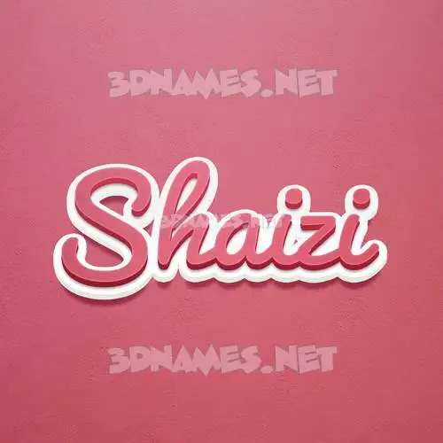 shaizi in Red Scribble style - 3D name wallpaper shaizi in Red Scribble style - 3D name wallpaper