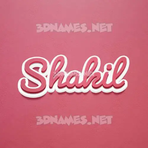 shakil in Red Scribble style - 3D name wallpaper shakil in Red Scribble style - 3D name wallpaper