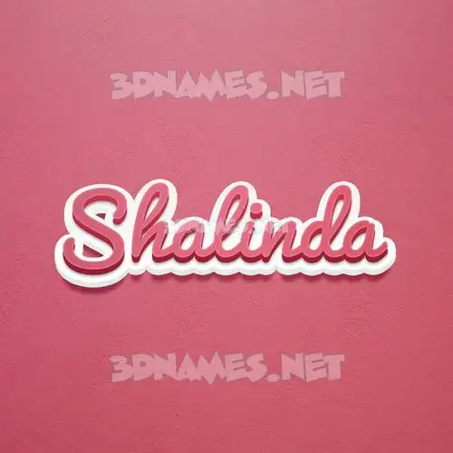 shalinda in Red Scribble style - 3D name wallpaper shalinda in Red Scribble style - 3D name wallpaper