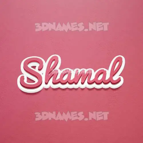 shamal in Red Scribble style - 3D name wallpaper shamal in Red Scribble style - 3D name wallpaper
