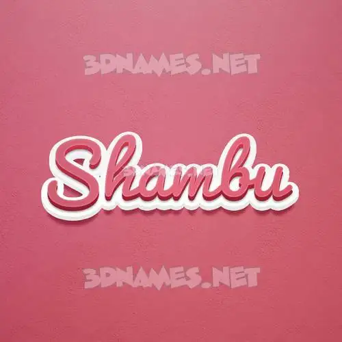 shambu in Red Scribble style - 3D name wallpaper shambu in Red Scribble style - 3D name wallpaper