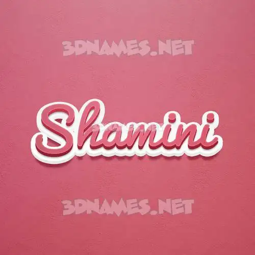 shamini in Red Scribble style - 3D name wallpaper shamini in Red Scribble style - 3D name wallpaper