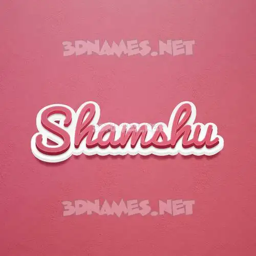 shamshu in Red Scribble style - 3D name wallpaper shamshu in Red Scribble style - 3D name wallpaper