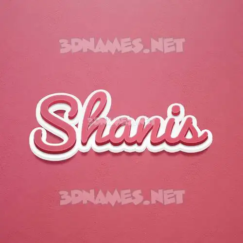 shanis in Red Scribble style - 3D name wallpaper shanis in Red Scribble style - 3D name wallpaper