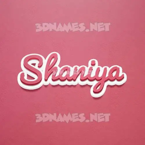 shaniya in Red Scribble style - 3D name wallpaper shaniya in Red Scribble style - 3D name wallpaper
