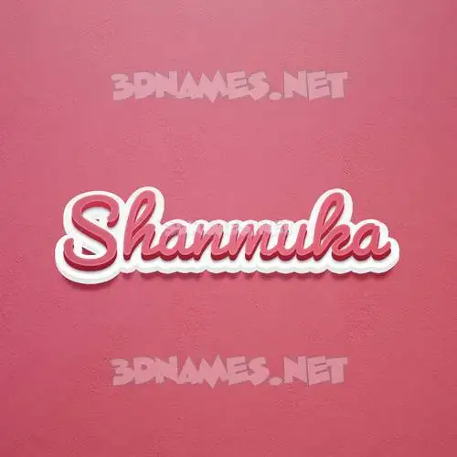 shanmuka in Red Scribble style - 3D name wallpaper shanmuka in Red Scribble style - 3D name wallpaper
