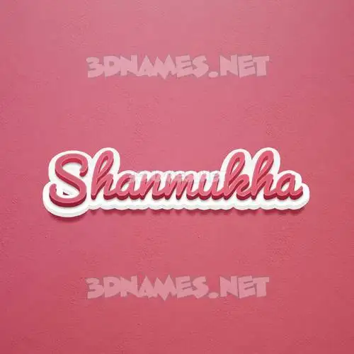 shanmukha in Red Scribble style - 3D name wallpaper shanmukha in Red Scribble style - 3D name wallpaper