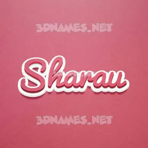 sharau in Red Scribble style - 3D name wallpaper sharau in Red Scribble style - 3D name wallpaper