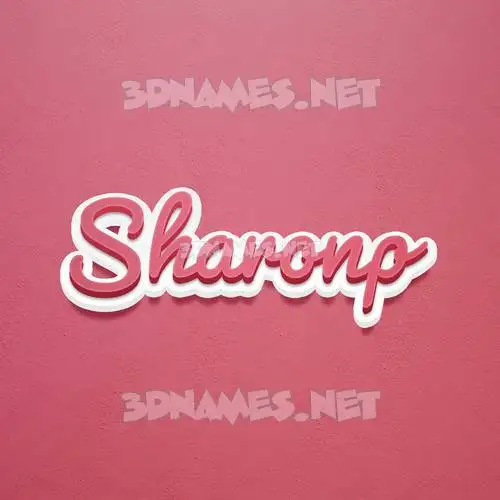 sharonp in Red Scribble style - 3D name wallpaper sharonp in Red Scribble style - 3D name wallpaper