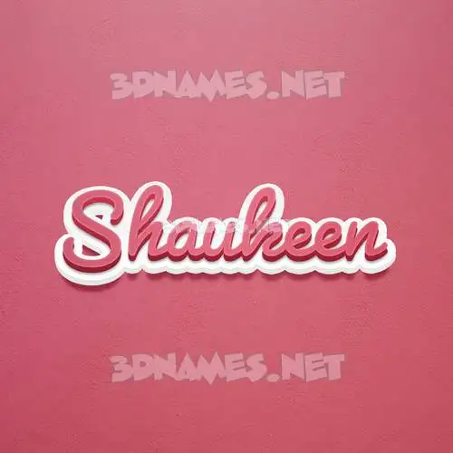 shaukeen in Red Scribble style - 3D name wallpaper shaukeen in Red Scribble style - 3D name wallpaper