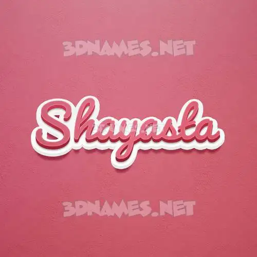 shayasta in Red Scribble style - 3D name wallpaper shayasta in Red Scribble style - 3D name wallpaper