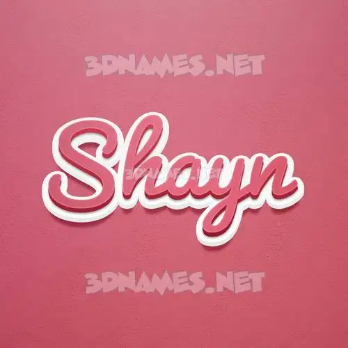 shayn in Red Scribble style - 3D name wallpaper shayn in Red Scribble style - 3D name wallpaper