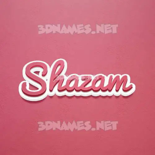 shazam in Red Scribble style - 3D name wallpaper shazam in Red Scribble style - 3D name wallpaper