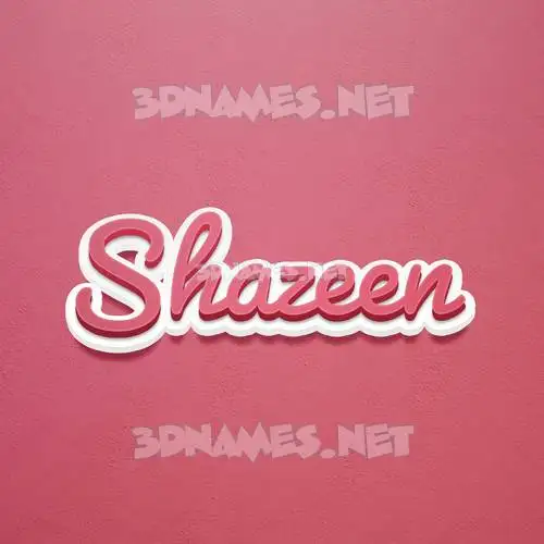 shazeen in Red Scribble style - 3D name wallpaper shazeen in Red Scribble style - 3D name wallpaper