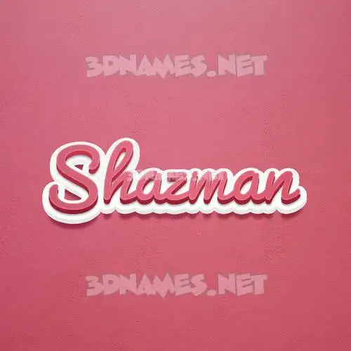 shazman in Red Scribble style - 3D name wallpaper shazman in Red Scribble style - 3D name wallpaper