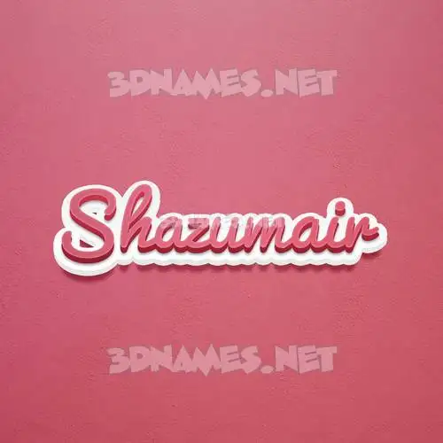shazumair in Red Scribble style - 3D name wallpaper shazumair in Red Scribble style - 3D name wallpaper