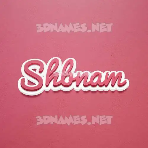 shbnam in Red Scribble style - 3D name wallpaper shbnam in Red Scribble style - 3D name wallpaper