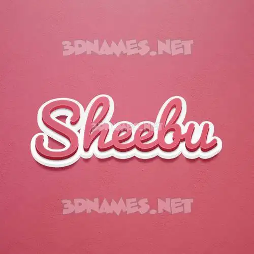 sheebu in Red Scribble style - 3D name wallpaper sheebu in Red Scribble style - 3D name wallpaper