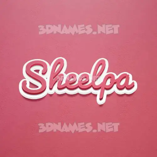 sheelpa in Red Scribble style - 3D name wallpaper sheelpa in Red Scribble style - 3D name wallpaper
