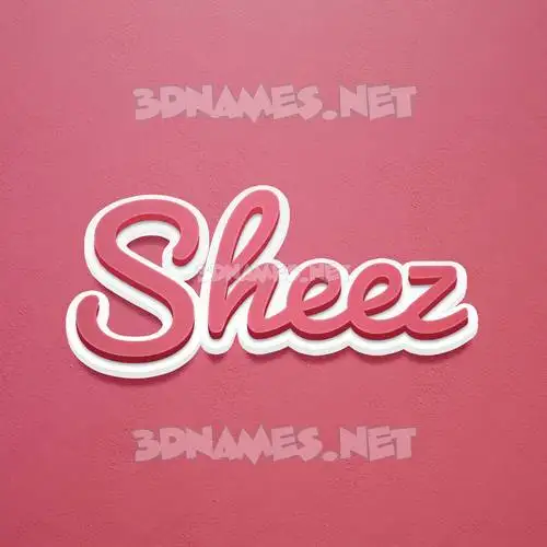sheez in Red Scribble style - 3D name wallpaper sheez in Red Scribble style - 3D name wallpaper