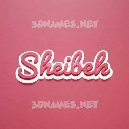 sheibek in Red Scribble style - 3D name wallpaper sheibek in Red Scribble style - 3D name wallpaper