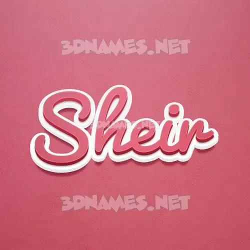 sheir in Red Scribble style - 3D name wallpaper sheir in Red Scribble style - 3D name wallpaper