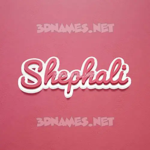shephali in Red Scribble style - 3D name wallpaper shephali in Red Scribble style - 3D name wallpaper
