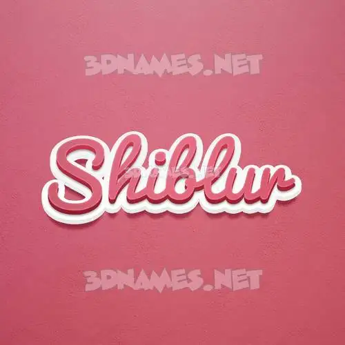 shiblur in Red Scribble style - 3D name wallpaper shiblur in Red Scribble style - 3D name wallpaper