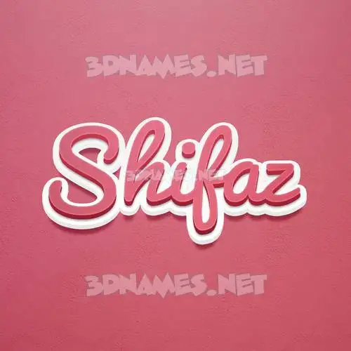 shifaz in Red Scribble style - 3D name wallpaper shifaz in Red Scribble style - 3D name wallpaper
