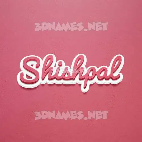 shishpal in Red Scribble style - 3D name wallpaper shishpal in Red Scribble style - 3D name wallpaper