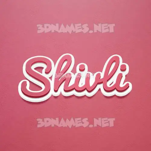 shivli in Red Scribble style - 3D name wallpaper shivli in Red Scribble style - 3D name wallpaper
