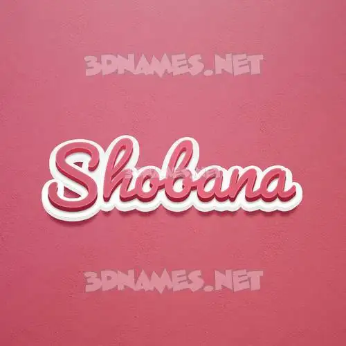 shobana in Red Scribble style - 3D name wallpaper shobana in Red Scribble style - 3D name wallpaper