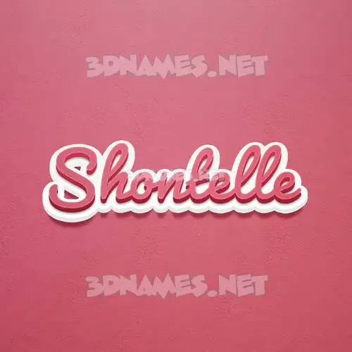 shontelle in Red Scribble style - 3D name wallpaper shontelle in Red Scribble style - 3D name wallpaper