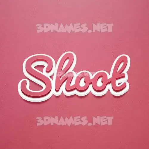 shoot in Red Scribble style - 3D name wallpaper shoot in Red Scribble style - 3D name wallpaper