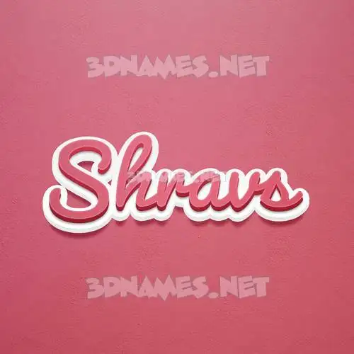 shravs in Red Scribble style - 3D name wallpaper shravs in Red Scribble style - 3D name wallpaper