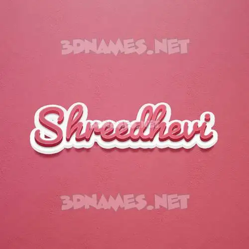 shreedhevi in Red Scribble style - 3D name wallpaper shreedhevi in Red Scribble style - 3D name wallpaper