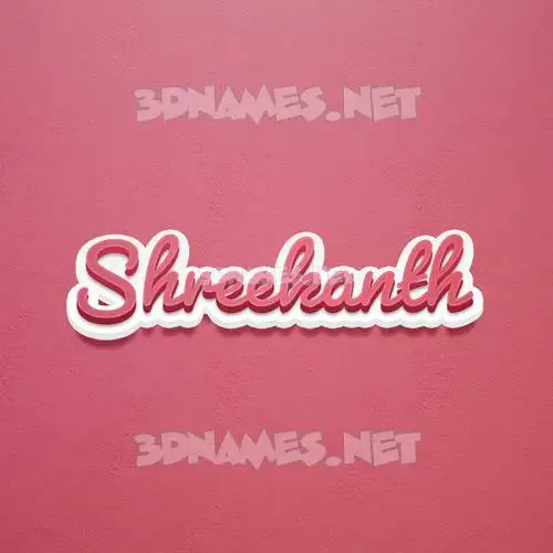 shreekanth in Red Scribble style - 3D name wallpaper shreekanth in Red Scribble style - 3D name wallpaper
